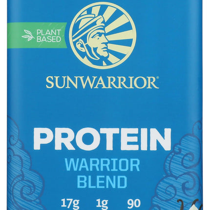 Sunwarrior Warrior Blend - Organic Vegan Plant Protein Powder with BCAAs and Pea Protein - Dairy free, Gluten Free, Soy Free, Non- GMO, Plant based protein powder, Sugar free and Keto Friendly