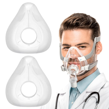 Replacement Cushion for AirFit F20 Mask - 2 Packs Reliable Seal & Perfect Fit for Full Face Masks Cushion, Compatible with Original F20 Frame(Large)