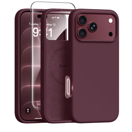 GONEZ for iPhone 18 Pro-Max Case/17 Pro-Max Case, Compatible with MagSafe