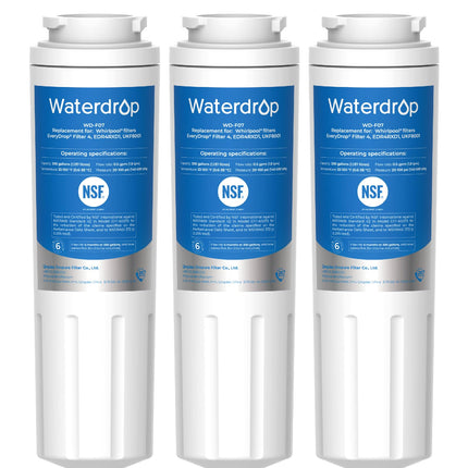 Waterdrop EDR4RXD1 Water Filter Replacement for EveryDrop® Filter 4, 3 Pack