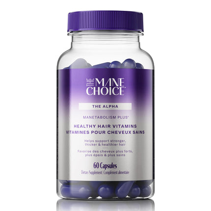 The Mane Choice MANETABOLISM Plus Healthy Hair Growth Vitamins - Supplements for Longer, Thicker, Healthier Hair - Hair Skin & Nails Vitamins for Women & Men (60 Capsules) Packaging May Vary