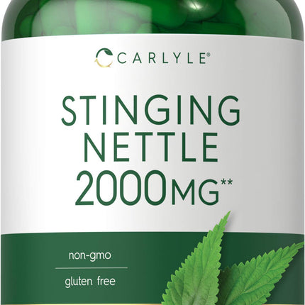 Carlyle Stinging Nettle Leaf Extract Supplement | 300 Capsules | Herbal Formula | Non-GMO & Gluten Free
