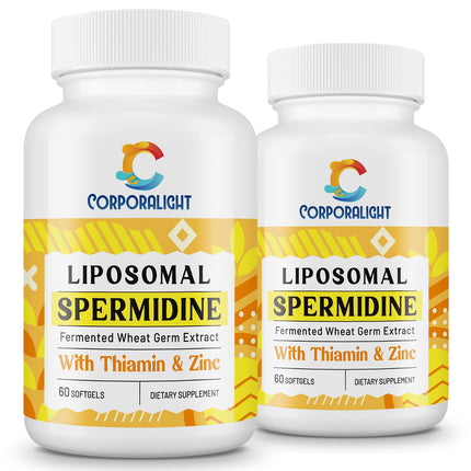 30mg Spermidine Supplement for Men & Women, High Absorption, More Potent Than Spermidine 3HCL - for Cellular Renewal, Longevity & Cognitive, Fermented Wheat Germ Extract, Pure & Natural, 120 Softgels