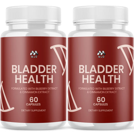 (2 Pack) Bladder Health Capsules, Official BladderHealth Pills with All Natural Ingredients, Support Bladder Health & Wellness Naturally,Max Strength Urinary Comfort Supplement Vitamins (120 Capsules)