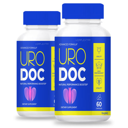 VIDAPLEXTRA URO Doc - URO Doc Male Capsules (2 Pack, 120 Capsules)
