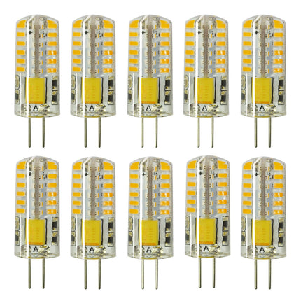Rayhoo G4 LED Bulb 1.5 Watt AC DC 12V/10-20V Non-dimmable, 24 LED Light Bulb, 6pcs, Warm White