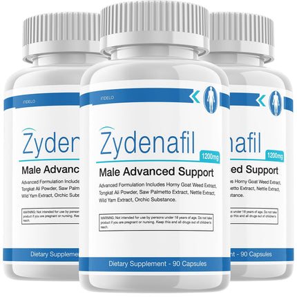 (3 Pack) Zydenafil for Men, Zydenafil Pills for Men Advanced Performance Supplements, Zydenafil Performance, Zydenafil Reviews Male (180 Capsules)