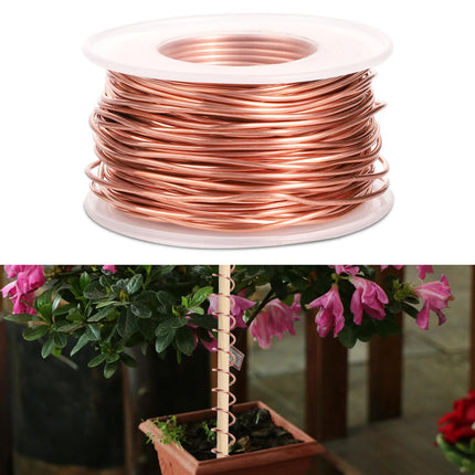 Electroculture Gardening Antenna, 65 Feet Pure Copper Wire Electroculture Garden Stake Copper Rod Coil Bare 16 Gauge 99.9% Soft for Growing Plants and Vegetables