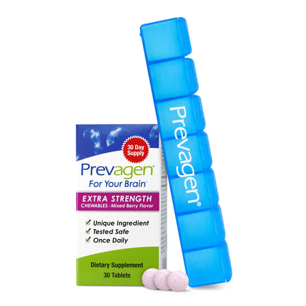 Prevagen Extra Strength - 60 Mixed Berry Chewables (2 Month Supply) 20mg of Apoaequorin Plus Vitamin D3