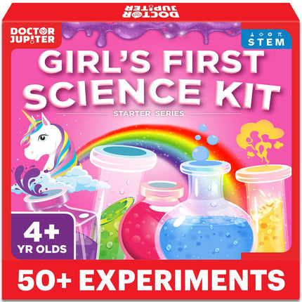 Doctor Jupiter Girls' First Science Experiments Kit for Kids Ages 4+