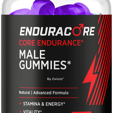 Enduracore Gummies - Official Enduracore Gummys with All Natural Ingredients, Advanced Daily Maximum Strength Formula for Wellness & Overall Health Support, 60 Gummies for 1 Month