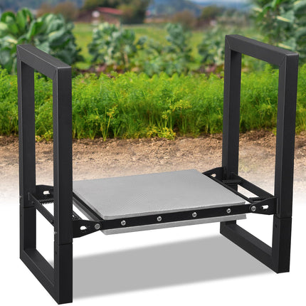 JAOTREL Garden Kneeler and Seat, Foldable Garden Stool 400lbs Heavy Duty Garden Tools Protects Knees and Back, Women and Men Seniors Gardener,Large 19.7"x10"x18.5"