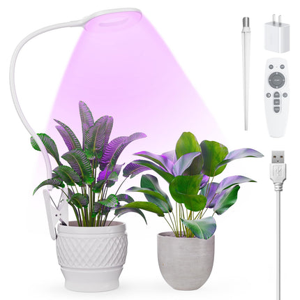Clip On Full Spectrum LED Grow Light for Indoor Plants