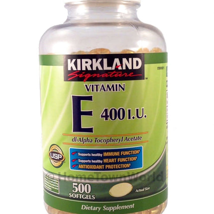 Vitamin E 400 Iu 500 Softgels Supports Healthy Immune