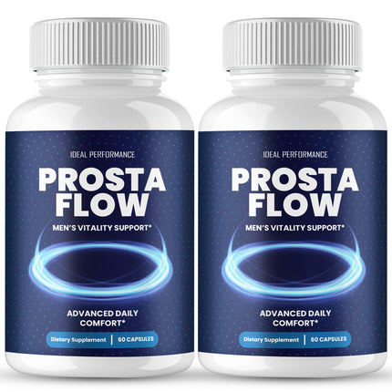 Prosta Flow Capsules - Official ProstaFlow for Men Supplement Pills - Maximum Strength, All Natural for Daily Wellness & Comfort, Advanced Formula for Overall Health & Wellness Reviews (2 Pack)