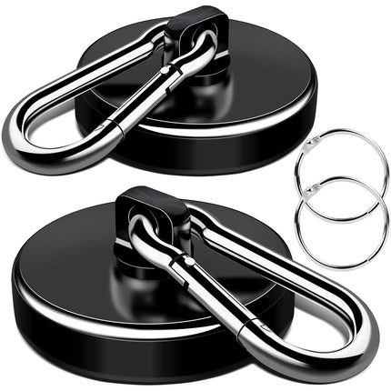 LOVIMAG Magnetic Hooks 200 LBS Strong Magnets Cruise 2Pack Magnet with Hook