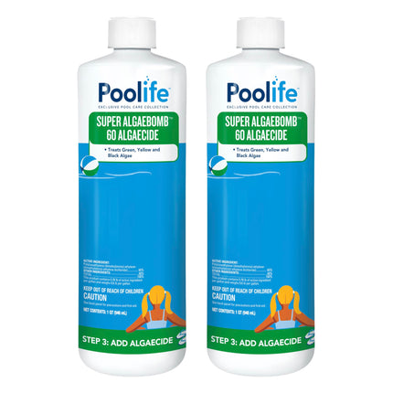 poolife Super Algae Bomb 60 (1 qt) (2 Pack)