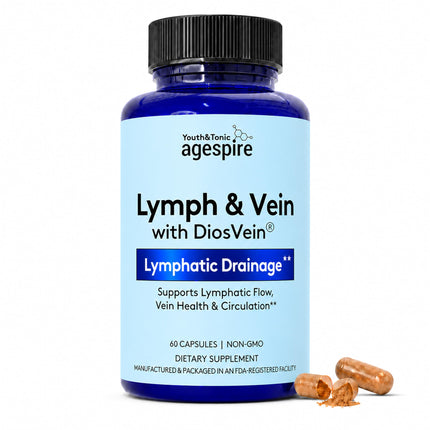 Youth & Tonic Lymphatic Drainage, Circulation, Diosmin Hesperidin 60 Pills