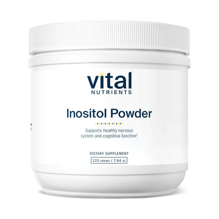 Vital Nutrients Inositol Powder - Myo Inositol Supplement for Women and Men - Supports Energy, Nervous System, Metabolism & Ovarian Function* - Vegan, Gluten, Dairy, Soy Free - 56 Servings