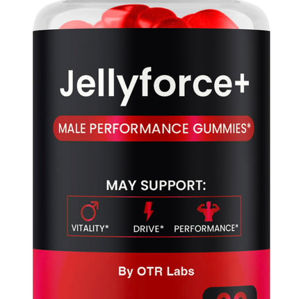OTR LABS Jelly Force, Official Jelly Force Gummies Health Formula for Daily Support - Natural Formula for Overall Health & Wellness, 1 Bottle, 1 Month Supply