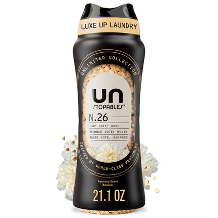 Downy Unstopables Unlimited Collection In Wash Laundry Scent Booster Beads, No. 26, Fine Fragrance, Long Lasting Fresh Scent Beads, 21.1 oz