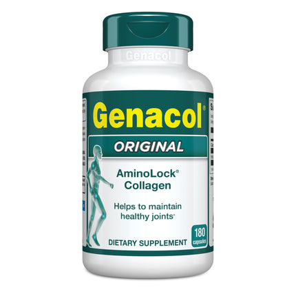 Genacol Original – Collagen Supplement for Joints, Ultra-Hydrolyzed Collagen Peptides, Eases Joint Discomfort, Knee Supplements for Men & Women, Value Pack, 180 Capsules (60-Day Supply)