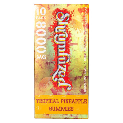 Shrumfuzed Shrumfuzed - Proprietary Nootropic Gummy 8000mg - Lion's Mane, Reishi, Chaga, and Cordycep Nootropic Mushroom Blend (10, Tropical Pineapple)