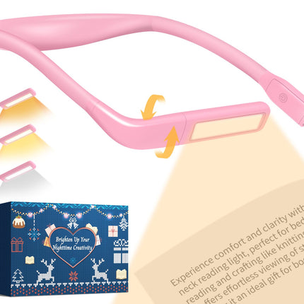Neck Light for Reading in Bed at Night, Back to School Supplies College Dorm Essential Reading Light,Knitting Accessories Sewing Supplies Birthday Gifts for Women Mom Wife Nurse Gifts for Teen Girls