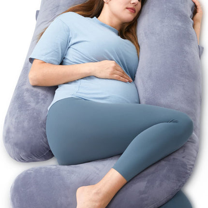 Momcozy Pregnancy Pillow for Sleeping - U Shaped Full Body Maternity Pillow