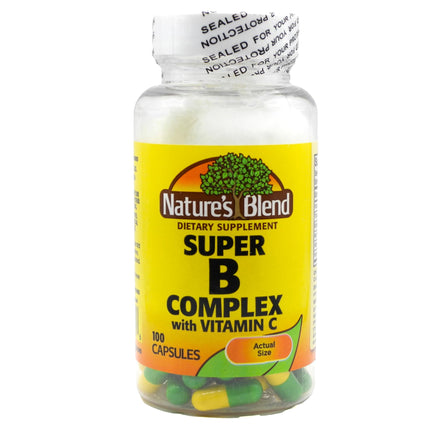 Nature's Blend Super B with C 100 Capsules