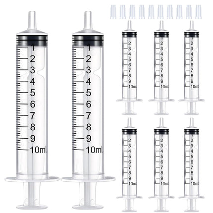10ml Syringe for Liquid,Syringe Without Needle,Sterile Individually Packed 20pcs.