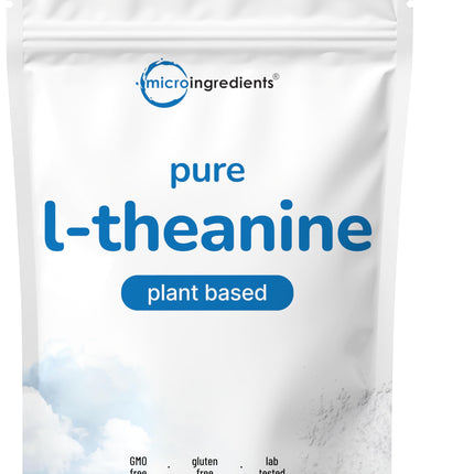 Pure L-Theanine Powder, 100 Grams (1 Year Supply), Filler Free, No GMOs and Vegan Friendly