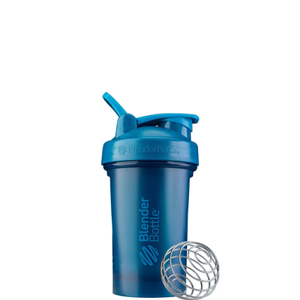 BlenderBottle Classic V2 Shaker Bottle Perfect for Protein Shakes and Pre Workout, 20-Ounce, Ocean Blue