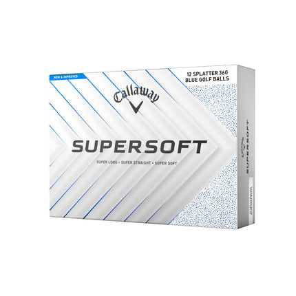 Callaway Golf Supersoft Golf Balls (2025, Blue Splatter)