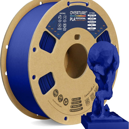 OVERTURE PLA Plus (PLA+) 3D Printer Filament 1.75mm, 1kg Dark Blue