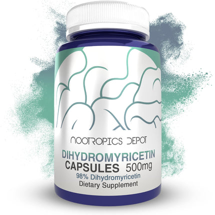 Nootropics Depot Dihydromyricetin (DHM) Capsules | After Drinking Support & Next Day Recovery | DHM Supplement | Supports Alcohol Metabolism | Vine Tea Extract (Ampelopsis grossedentata) | 180ct