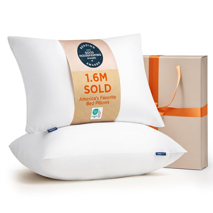 Bedsure Pillows Queen Size Set of 2, Bed Pillows for Sleeping