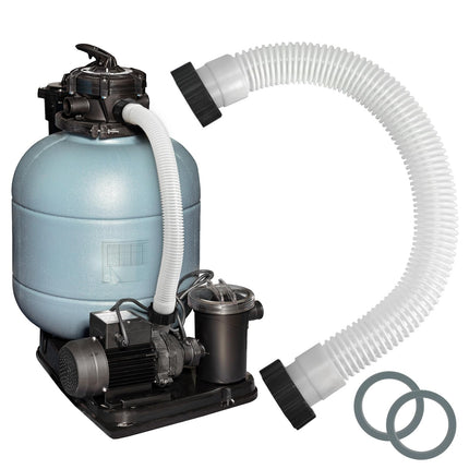 Conderyang 24inch 1 1/2" Pool Sand Filter Pump Hose For Above Ground Pool 2ft 1.6 Inch Eva Pool Sand Pump Replacement Hose For Saltwater Systems And Sand Filters (White)