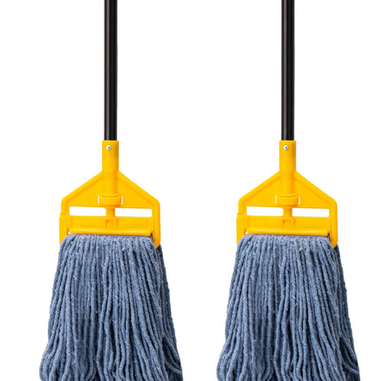 KeFanta 2 Pack Commercial Mop Heavy Duty Industrial Mops,60" Long Handle