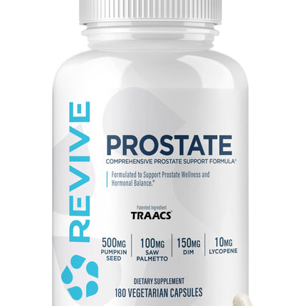 Revive MD Prostate Supplements for Men – Maintain Healthy Prostate-Specific Antigen (PSA) & Estrogen Levels and Urinary Flow – with Saw Palmetto & Beta Sitosterol for Prostate Health (60 Servings)