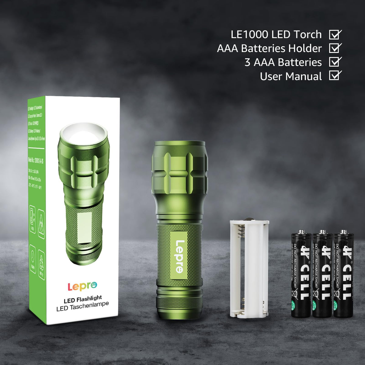 Lighting EVER LED Flashlights High Lumens, Small Flashlight, Waterproo ...