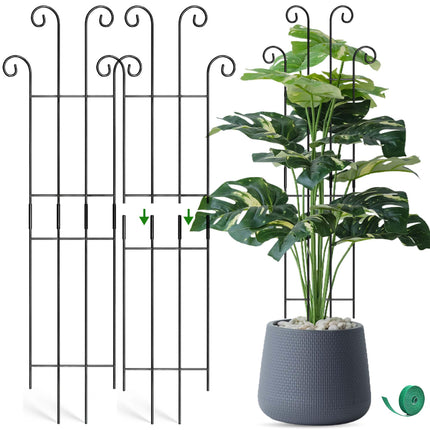 Coomin 32.6in Monstera Plant Support, Plant Trellis Indoor 2P