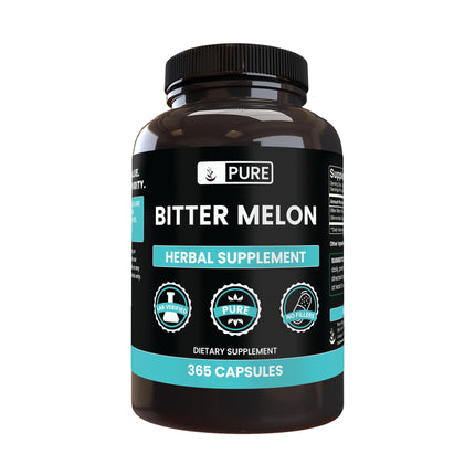 PURE ORIGINAL INGREDIENTS Bitter Melon (365 Capsules) No Magnesium Or Rice Fillers, Always Pure, Lab Verified