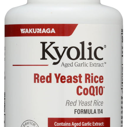 Kyolic Aged Garlic Extract Formula 114, Red Yeast Rice CoQ10, 75 Capsules