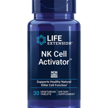 Life Extension NK Cell Activator™, Immune Support, Natural Killer Cell Activity, enzymatically Modified Rice bran, Non-GMO, Vegetarian, 30 Tablets