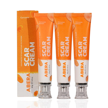 ABERA Scar Cream (Upgrade) - Skin Regeneration & Repair Cream - Heals Wounds, Promotes New Skin Formation, Soothes Scratches, Eczema, and Damaged Areas (set 3) (1.41 Oz Per Item)