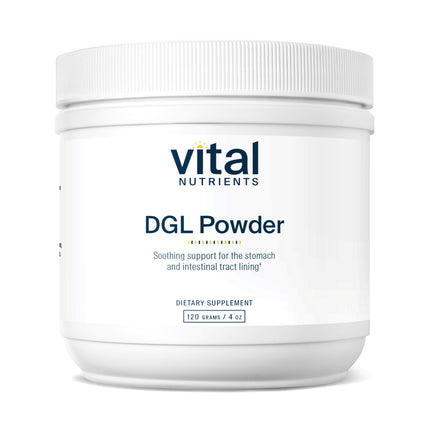 Vital Nutrients DGL Powder - Vegan DGL Licorice Root Extract to Support Healthy Stomach Lining and Digestive Tract* - Gluten, Dairy, Soy Free - Non-GMO - 120g