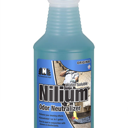 Nilium Water Soluble Odor Neutralizer Concentrate by Nilodor, Original, 1 Quart, 32 fl oz, (32 WSO) 10" Height, 3.25" Width