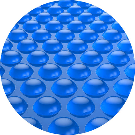 BigXwell 12 Foot Round Solar Pool Cover, 16-mil Blue Pool Covers for Above-Ground and In-Ground Pools, Heavy-Duty Insulating Cover, Solar Blanket Cover for Swimming Pool