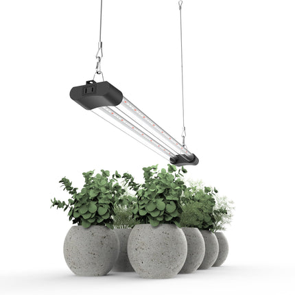 APICDOM LED Grow Light Full Spectrum Light Linkable 5000K Daylight + 660nm Red Indoor Plant Lighting Fixture (2 FT)
